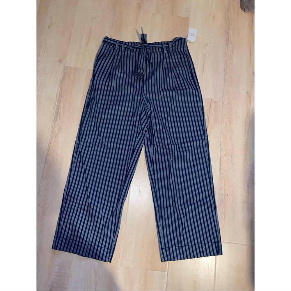 Striped dress pants